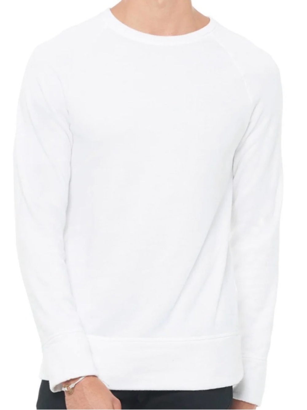 Mika Jaymes White Crewneck Pullover Sweater. Men’s Size XL new with tags